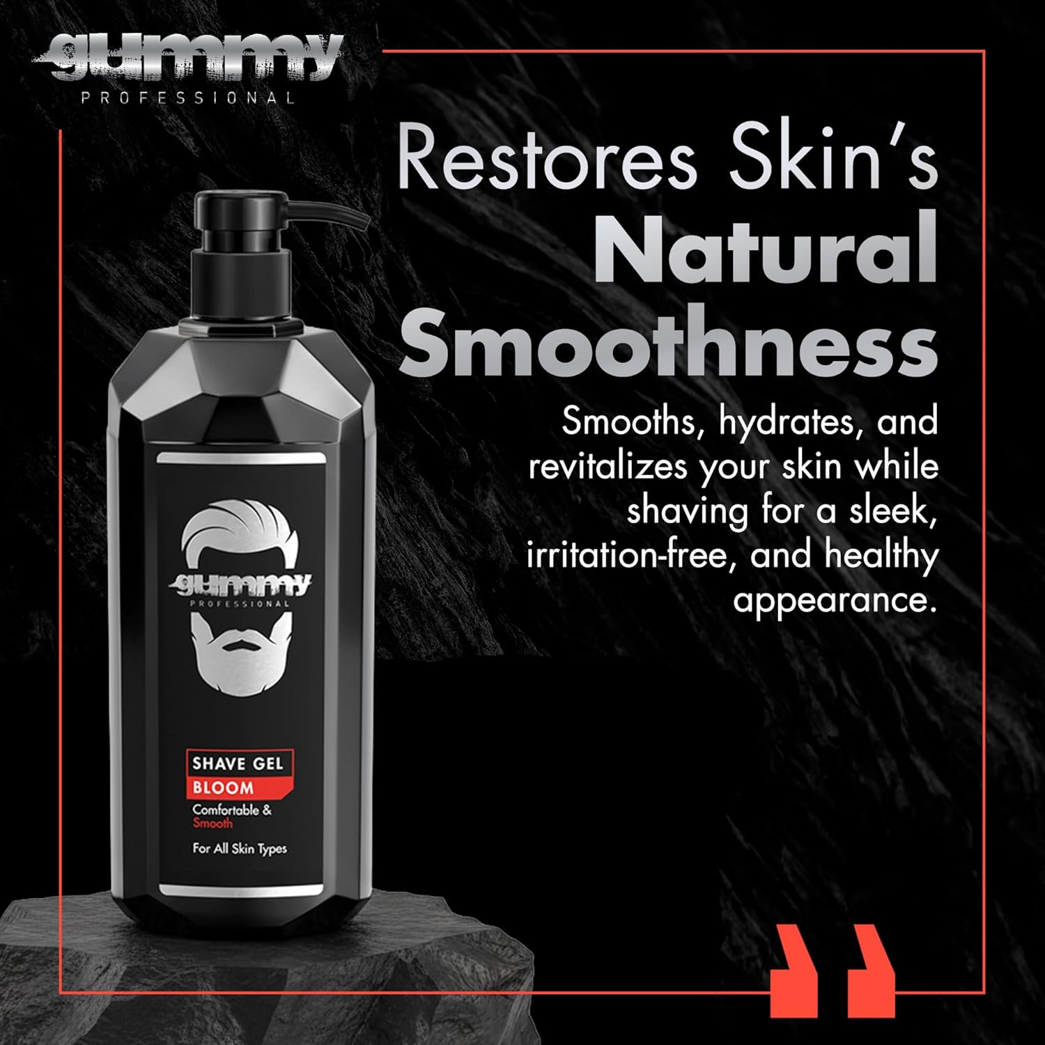 Gummy Shave Gel Bloom  1000 ml