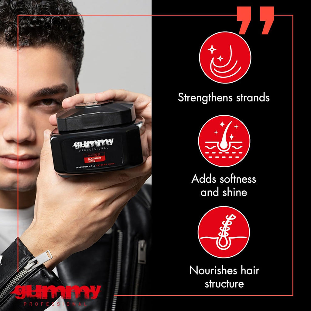 Gummy Hair Gel Maximum Hold 700 ml