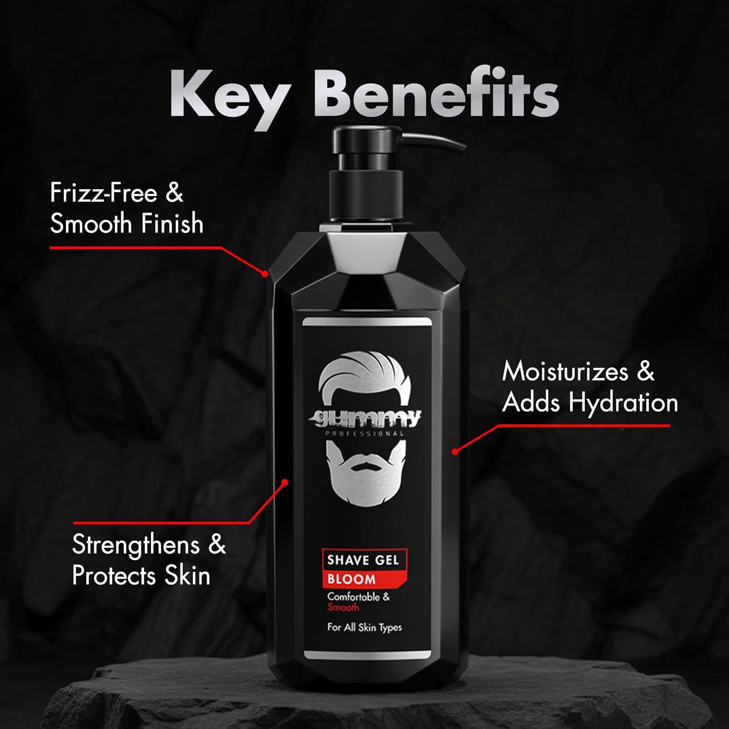 Gummy Shave Gel Bloom  1000 ml