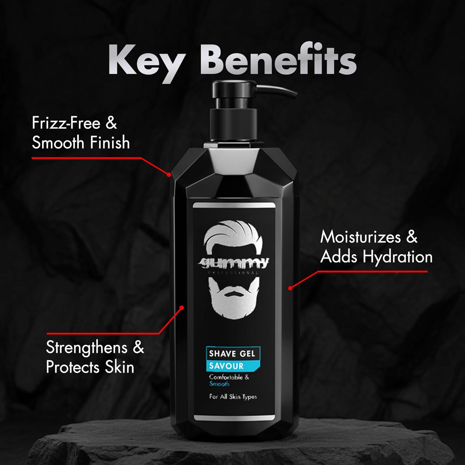 Gummy Shaving Gel Savour 1000 ml