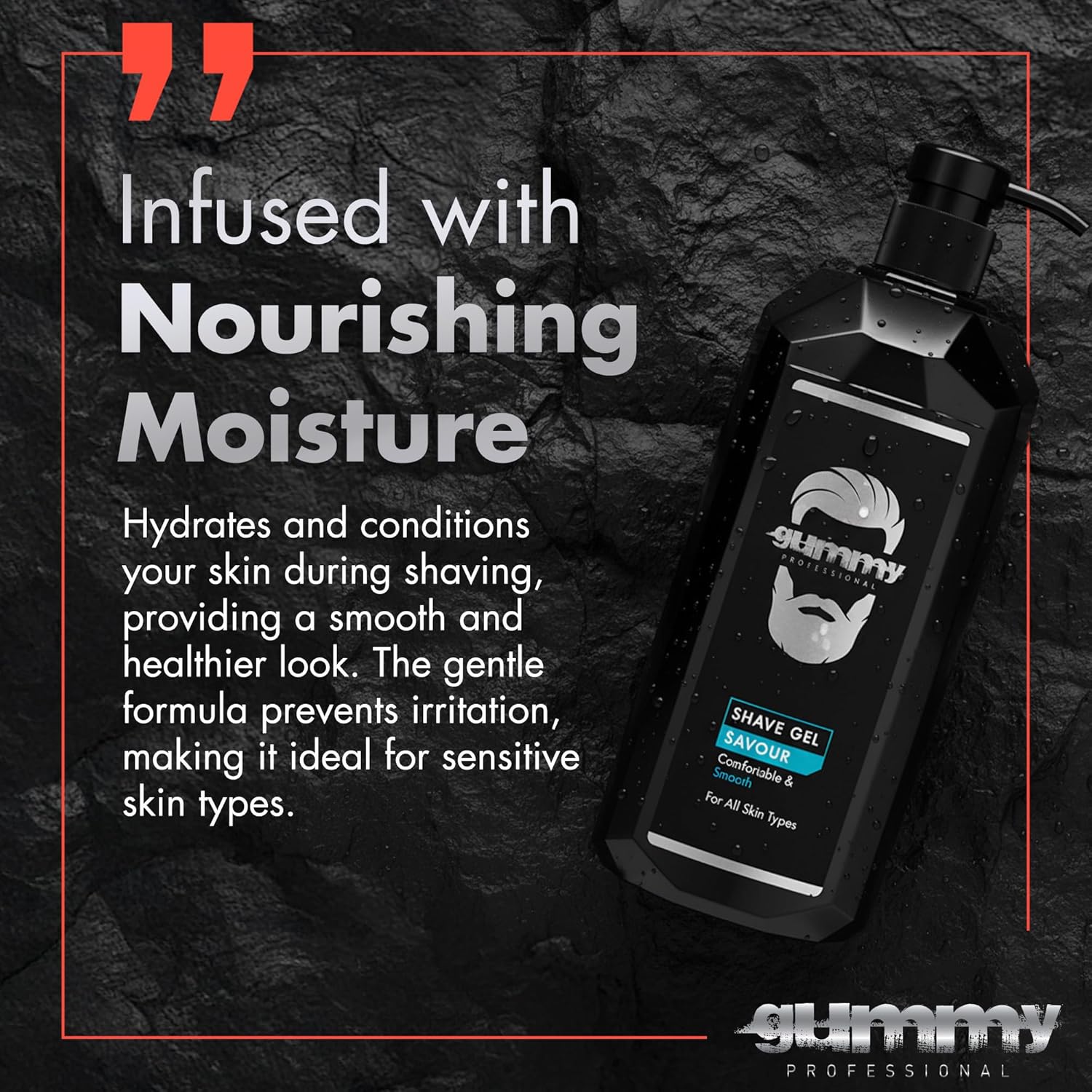 Gummy Shaving Gel Savour 1000 ml