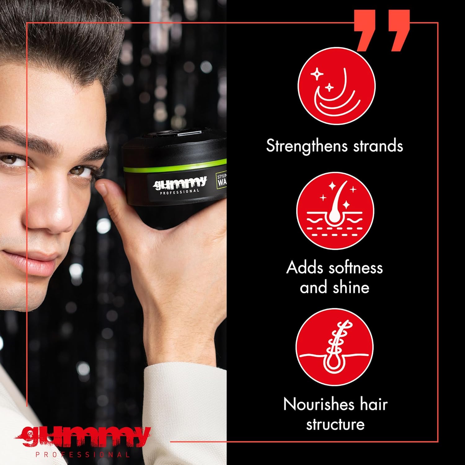 Gummy Styling Wax Matte Finish 150 ml