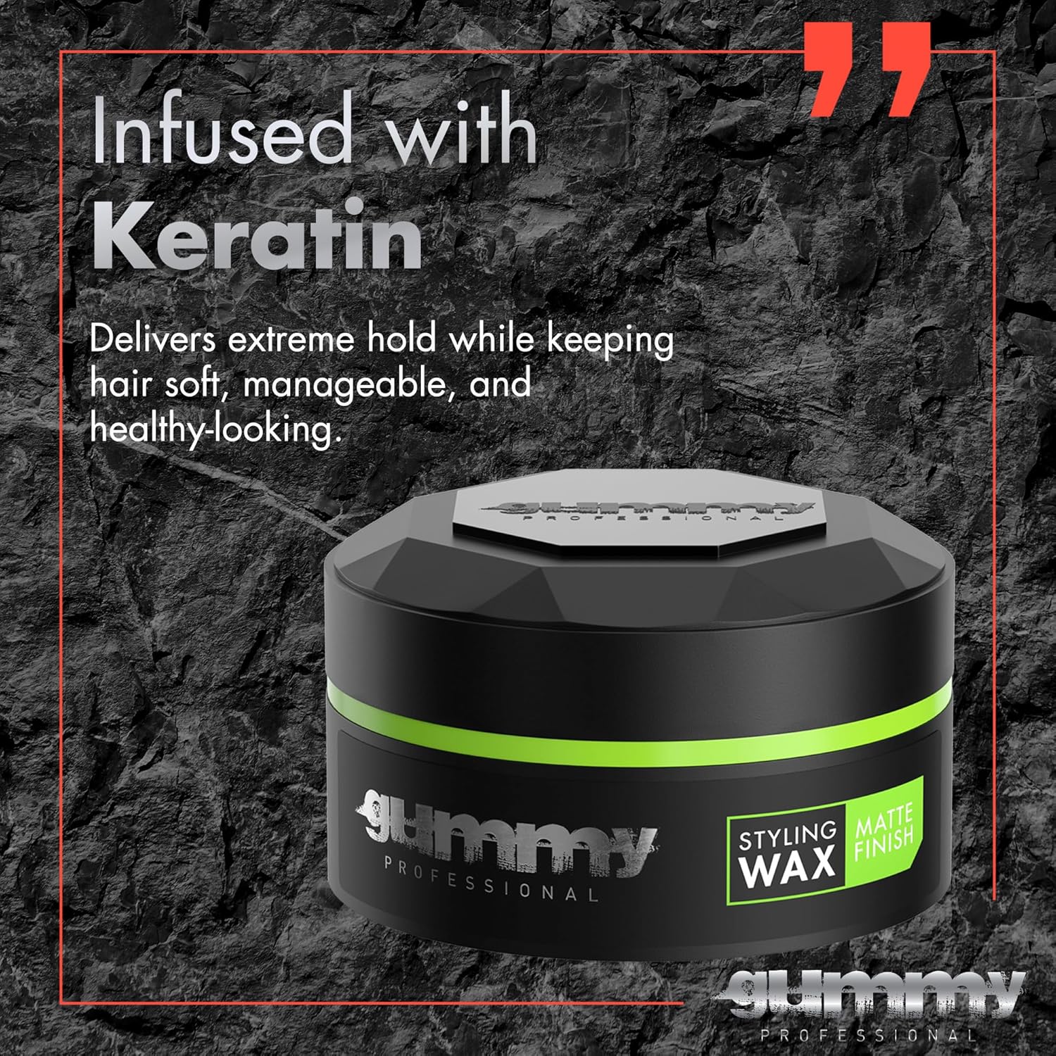 Gummy Styling Wax Matte Finish 150 ml