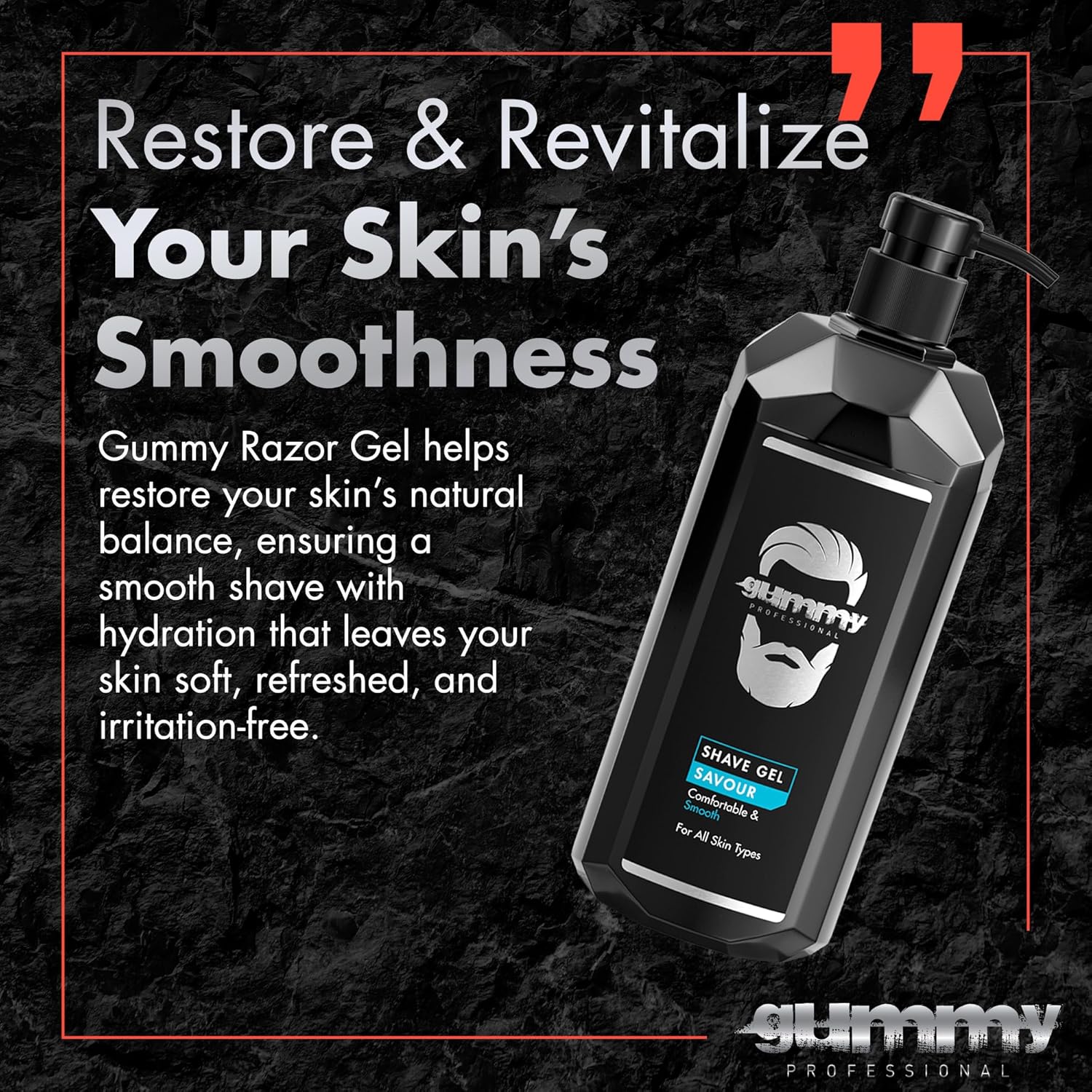 Gummy Shaving Gel Savour 1000 ml
