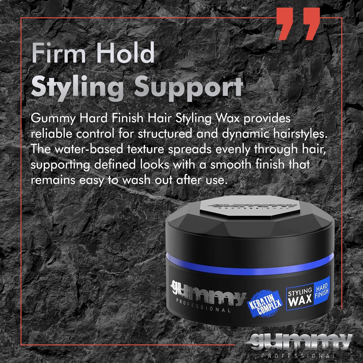 Gummy Stylıng Wax Hard Fınısh 150 ml