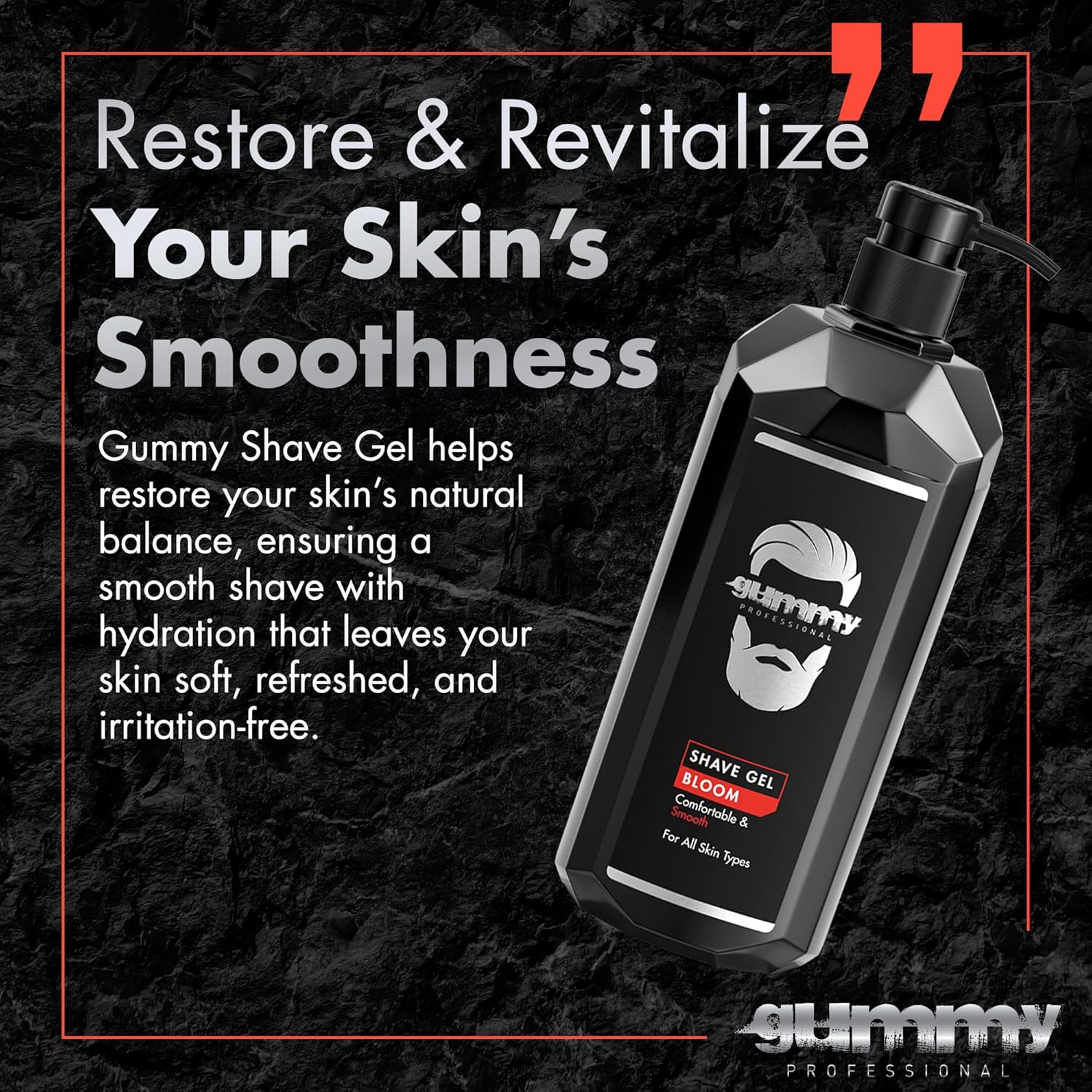 Gummy Shave Gel Bloom  1000 ml